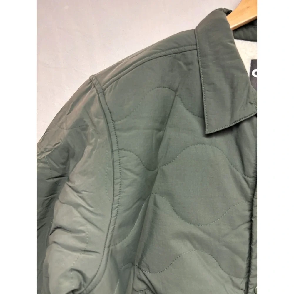 Oakley Quilted Sherpa Jacket Mens New Dark Brush Regular Fit Long Sleeve 2XL NWT